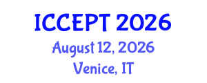 International Conference on Chemical Engineering and Process Technology (ICCEPT) August 12, 2026 - Venice, Italy