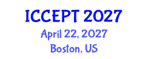 International Conference on Chemical Engineering and Process Technology (ICCEPT) April 22, 2027 - Boston, United States International Conference on Chemical Engineering and Process Technology (ICCEPT) April 22, 2027 - Boston, United States