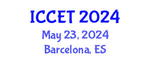 International Conference on Chemical Engineering and Technology (ICCET) May 23, 2024 - Barcelona, Spain