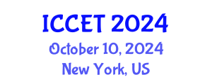 International Conference on Chemical Engineering and Technology (ICCET) October 10, 2024 - New York, United States