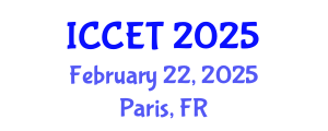 International Conference on Chemical Engineering and Technology (ICCET) February 22, 2025 - Paris, France