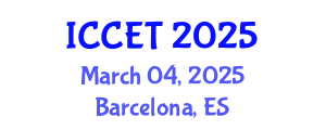 International Conference on Chemical Engineering and Technology (ICCET) March 04, 2025 - Barcelona, Spain
