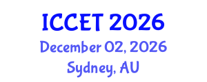 International Conference on Chemical Engineering and Technology (ICCET) December 02, 2026 - Sydney, Australia