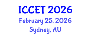 International Conference on Chemical Engineering and Technology (ICCET) February 25, 2026 - Sydney, Australia