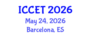 International Conference on Chemical Engineering and Technology (ICCET) May 24, 2026 - Barcelona, Spain