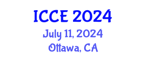 International Conference on Chemical Engineering (ICCE) July 11, 2024 - Ottawa, Canada