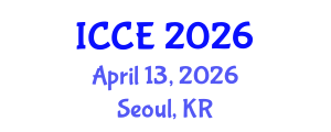 International Conference on Chemical Engineering (ICCE) April 13, 2026 - Seoul, Republic of Korea International Conference on Chemical Engineering (ICCE) April 13, 2026 - Seoul, Republic of Korea