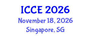 International Conference on Chemical Engineering (ICCE) November 18, 2026 - Singapore, Singapore