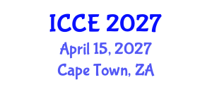 International Conference on Chemical Engineering (ICCE) April 15, 2027 - Cape Town, South Africa International Conference on Chemical Engineering (ICCE) April 15, 2027 - Cape Town, South Africa