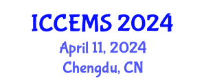 International Conference on Chemical, Environment and Medical Sciences (ICCEMS) April 11, 2024 - Chengdu, China