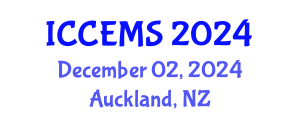 International Conference on Chemical, Environment and Medical Sciences (ICCEMS) December 02, 2024 - Auckland, New Zealand