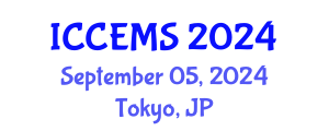 International Conference on Chemical, Environment and Medical Sciences (ICCEMS) September 05, 2024 - Tokyo, Japan