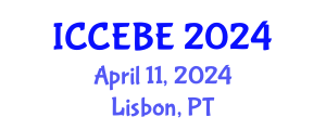 International Conference on Chemical, Environmental and Biological Engineering (ICCEBE) April 11, 2024 - Lisbon, Portugal