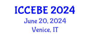 International Conference on Chemical, Environmental and Biological Engineering (ICCEBE) June 20, 2024 - Venice, Italy