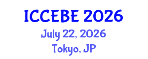 International Conference on Chemical, Environmental and Biological Engineering (ICCEBE) July 22, 2026 - Tokyo, Japan