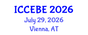 International Conference on Chemical, Environmental and Biological Engineering (ICCEBE) July 29, 2026 - Vienna, Austria