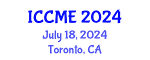 International Conference on Chemical Materials and Electrochemistry (ICCME) July 18, 2024 - Toronto, Canada
