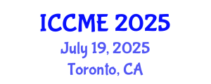 International Conference on Chemical Materials and Electrochemistry (ICCME) July 19, 2025 - Toronto, Canada