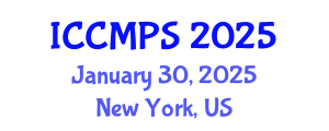 International Conference on Chemical Materials and Polymer Structures (ICCMPS) January 30, 2025 - New York, United States