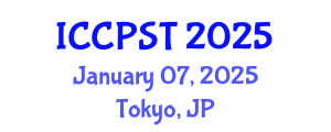 International Conference on Chemical Process Safety and Toxicology (ICCPST) January 07, 2025 - Tokyo, Japan