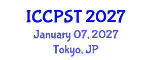 International Conference on Chemical Process Safety and Toxicology (ICCPST) January 07, 2027 - Tokyo, Japan International Conference on Chemical Process Safety and Toxicology (ICCPST) January 07, 2027 - Tokyo, Japan