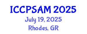 International Conference on Chemical Process Safety Assessment and Management (ICCPSAM) July 19, 2025 - Rhodes, Greece