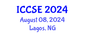 International Conference on Chemical Science and Engineering (ICCSE) August 08, 2024 - Lagos, Nigeria