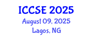 International Conference on Chemical Science and Engineering (ICCSE) August 09, 2025 - Lagos, Nigeria