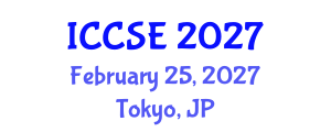 International Conference on Chemical Science and Engineering (ICCSE) February 25, 2027 - Tokyo, Japan International Conference on Chemical Science and Engineering (ICCSE) February 25, 2027 - Tokyo, Japan