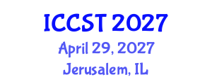 International Conference on Chemical Science and Technology (ICCST) April 29, 2027 - Jerusalem, Israel International Conference on Chemical Science and Technology (ICCST) April 29, 2027 - Jerusalem, Israel