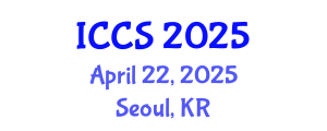 International Conference on Chemical Sciences (ICCS) April 22, 2025 - Seoul, Republic of Korea