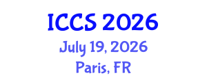 International Conference on Chemical Sciences (ICCS) July 19, 2026 - Paris, France