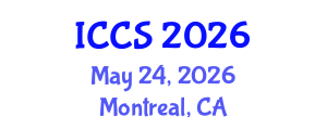 International Conference on Chemical Sciences (ICCS) May 24, 2026 - Montreal, Canada