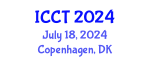 International Conference on Chemical Thermodynamics (ICCT) July 18, 2024 - Copenhagen, Denmark