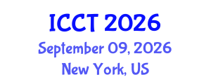 International Conference on Chemical Thermodynamics (ICCT) September 09, 2026 - New York, United States International Conference on Chemical Thermodynamics (ICCT) September 09, 2026 - New York, United States