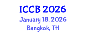 International Conference on Chemistry and Biochemistry (ICCB) January 18, 2026 - Bangkok, Thailand