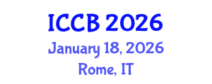 International Conference on Chemistry and Biochemistry (ICCB) January 18, 2026 - Rome, Italy
