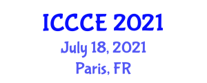 International Conference on Chemistry and Chemical Engineering (ICCCE) July 18, 2021 - Paris, France