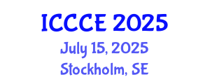 International Conference on Chemistry and Chemical Engineering (ICCCE) July 15, 2025 - Stockholm, Sweden