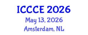 International Conference on Chemistry and Chemical Engineering (ICCCE) May 13, 2026 - Amsterdam, Netherlands