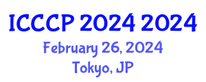International Conference on Chemistry and Chemical Process (ICCCP 2024) February 26, 2024 - Tokyo, Japan International Conference on Chemistry and Chemical Process (ICCCP 2024) February 26, 2024 - Tokyo, Japan