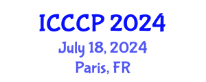 International Conference on Chemistry and Chemical Process (ICCCP) July 18, 2024 - Paris, France