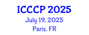 International Conference on Chemistry and Chemical Process (ICCCP) July 19, 2025 - Paris, France