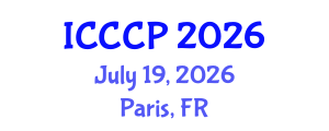 International Conference on Chemistry and Chemical Process (ICCCP) July 19, 2026 - Paris, France