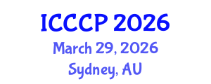 International Conference on Chemistry and Chemical Process (ICCCP) March 29, 2026 - Sydney, Australia