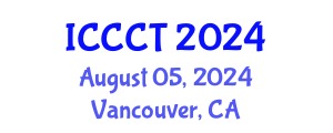 International Conference on Chemistry and Chemical Technologies (ICCCT) August 05, 2024 - Vancouver, Canada