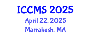International Conference on Chemistry and Materials Science (ICCMS) April 22, 2025 - Marrakesh, Morocco