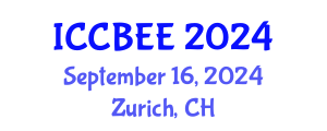 International Conference on Chemistry, Biomedical and Environment Engineering (ICCBEE) September 16, 2024 - Zurich, Switzerland