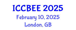 International Conference on Chemistry, Biomedical and Environment Engineering (ICCBEE) February 10, 2025 - London, United Kingdom