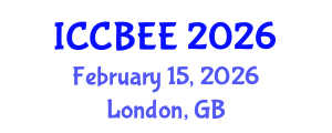 International Conference on Chemistry, Biomedical and Environment Engineering (ICCBEE) February 15, 2026 - London, United Kingdom